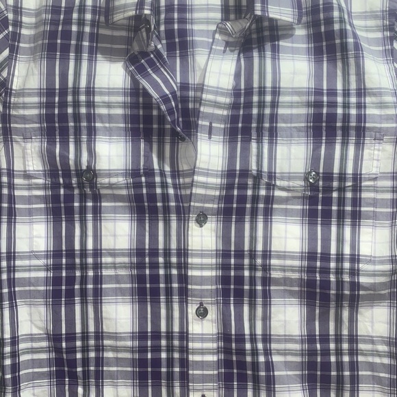 ‼️ Fitted Express Plaid Button Up - Picture 4 of 6